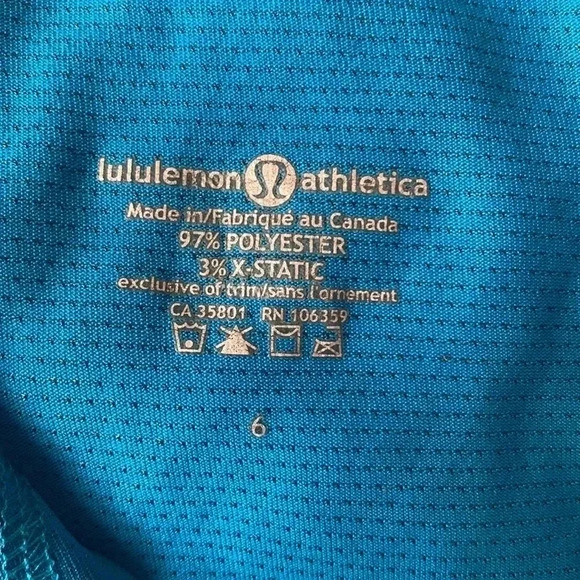Lululemon Tshirt blue - Picture 9 of 9